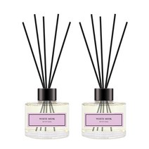 바이향 홈 디퓨저 120ml x 2p, 화이트머스크, 1개