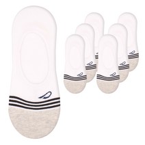 프로스펙스 남성용 B타입 스포츠 페이크 덧신, 화이트, 7p