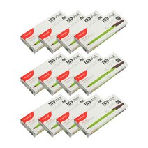 모나미 153 스틱비비드 유성펜 0.7mm 12p, 흑색심, 1개