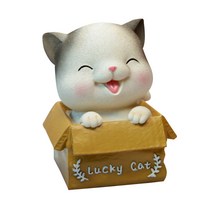 미니띠네 귀여운 캐릭터 행운의 고양이 저금통 중, B, 1개