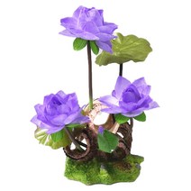 TP 오션 인조수초 연꽃, 보라, 1개