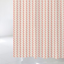 디자인수풀 샤워 커튼 북유럽 스타일 sc357 S 1520 x 1880 mm + 플라스틱 고리, 1세트