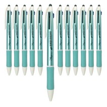 필락 트라이던트 3색 터치 볼펜 1.0mm, 블루, 12개입
