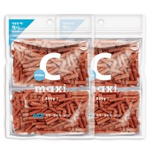 맥시 대용량 강아지간식, 치킨 져키 맛, 800g, 2개