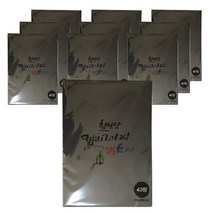 칠성 캘리 서예용 색화선지 검정 40p, 10개입