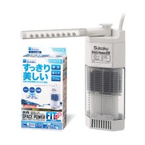 수이사쿠 스페이스 파워피트 플러스 여과기 화이트 S, 2W, 1개