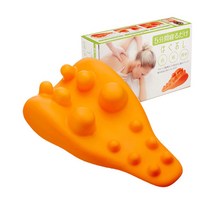 이한선생활과학 호랑이 발란스톤 경추 베개, 1개, 오렌지