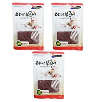 야아부르니 국내산 강아지 수제간식, 오리스테이크맛, 3개