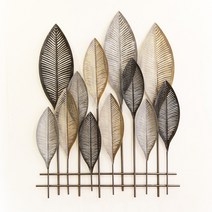 루미아 마리안느 철제 인테리어벽장식 650, 빈티지그레이