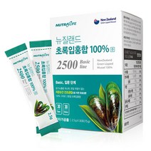 뉴트라라이프 뉴질랜드 초록홍합 100% 환 2500, 1개, 75g