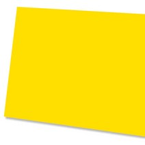 대원우드보드 칼라보드 C-17 노랑색 290 x 440 mm, 5mm, 30개입