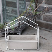 도시정원 철제 프레임 하우스 화분, 혼합 색상
