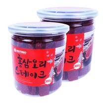 뉴트리오 스테이크 반려견 간식, 홍삼 + 오리 혼합맛, 2개입