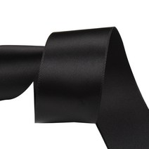 가드 공예 데코 선물포장 리본 SY10 폭 19mm, 블랙, 90m