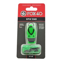 폭스40 에픽 CMG 호루라기 8803-1408, 네온그린, 1개입