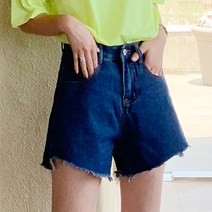 오키진 여성용 언발 뒷태 A라인 반바지