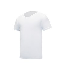 프로월드컵 남성용 브이넥 에어스킨 티셔츠 Q599-3521-1-WT