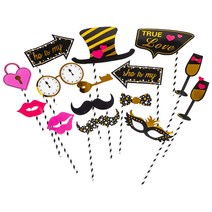 파티팡 포토프롭스 15종 세트, 트루러브 핑크앤블랙, 1세트