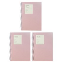 건망증 더메모 100일 스터디플래너 3p, pink