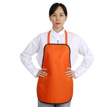팀쿡 손님용 미니 앞치마, 오렌지, 3개