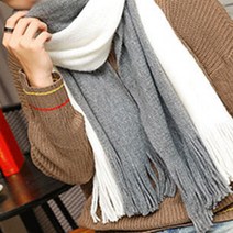 콩 남성용 무드있는 겨울 머플러
