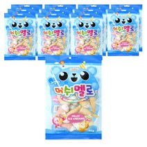 유미지 과일향 아이스크림모양 머쉬멜로, 90g, 12개