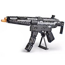 프랜드 MP5 DIY 조립식 장난감 총, 혼합 색상
