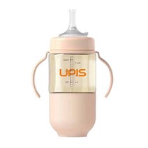 유피스 PES 빨대컵 6m+ 260ml, 핑크베이지, 1개