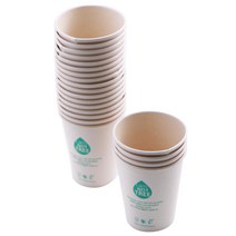 PLA 코팅 사탕수수 종이컵 360ml, 50개입, 1박스