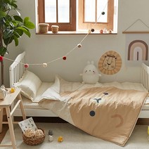 쉬즈홈 몰랑이 DTP 순면 낮잠이불 분리형 + 베개솜 + 가방, 베이지(포포)