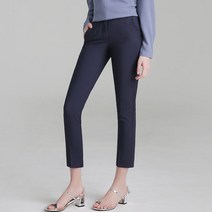 업클라스 여성용 키작녀ver 히든밴딩 슬림일자 슬랙스 LA02