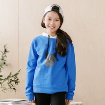 잭키드 여아용 테리어 후드티셔츠