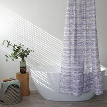 원세븐나인 패브릭 라이트 샤워커튼 윈터드림 180 x 180 cm + 커튼링 12p, 1세트
