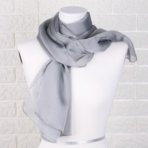 고릴랄라 무지쉬폰 스카프 PLS004