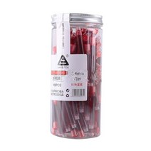 tramol 타사 만년필 호환 가능 만년필 잉크 100p, 레드, 1개
