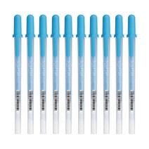 SAKURA 겔리롤 수플레 젤잉크펜 0.8mm, 블루, 10개