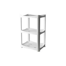 제이씨씨무역 가우디 틈새 수납장 3단, 화이트