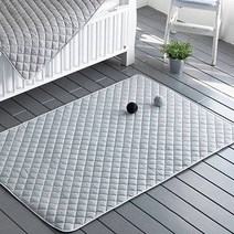 모노라인 순면 유아 누비 방수패드, 그레이, 1개