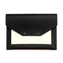 퍼니메이드 유틸리티 태블릿 파우치 28 x 20 cm, 블랙 + 아이보리
