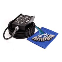EWI PPPX 12 박스형 멀티 스네이크 케이블, PPPX-12-15M, 혼합색상