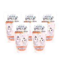 아쿠아플러스 아쿠아 칼라스톤 350g, 주황, 5개