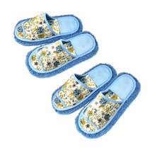 이티엔 극세사 청소슬리퍼 블루, 2세트