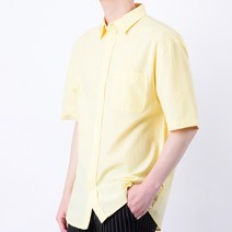 타운클로 남성용 썸머 세미 오버핏 반팔 셔츠