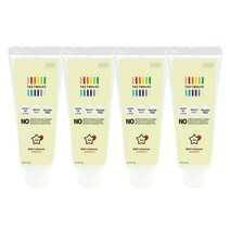 더트웰브 Step1 베이비 무불소치약, 80g, 4개