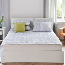 몽쉐어 시어서커 체이스 카페트겸 패드, 블루