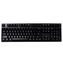 덱 헤슘 프로 기계식 유선키보드, 블랙, KBA-CBL108P-WHI-PA-U-G1-KR