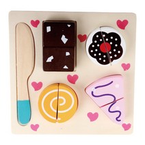 주방놀이 원목퍼즐 디저트 21022, 디저트(21022)