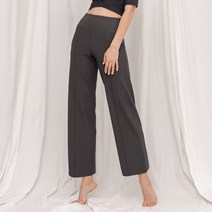 뒤란 여성용 RIBBED 오피스 와이드 팬츠 DAW-PL4070