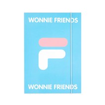 휠라 워니프렌즈 하드커버 6공 노트, 레니, 1개