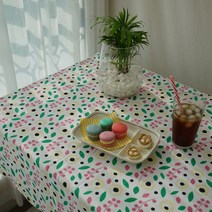 바이아미 시트러스 플로럴 식탁보, 혼합색상, L
